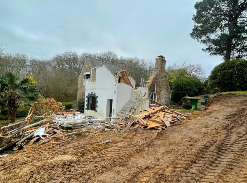 Démolition d'une maison TREBEURDEN